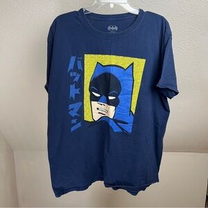 BATMAN NAVY GRAPHIC TEE. 100% Cotton. Size XL